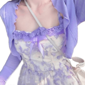 Purple Flora Two Piece Dress